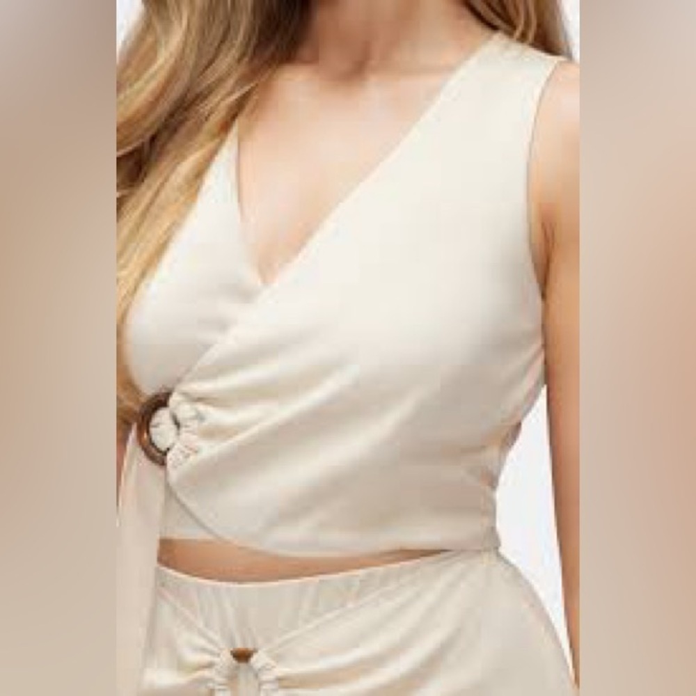 Wildfox Women's Tan Wrap Top